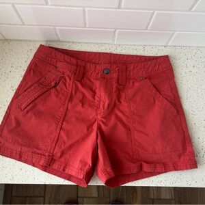Title Nine burnt orange rip stop Cotton Shorts